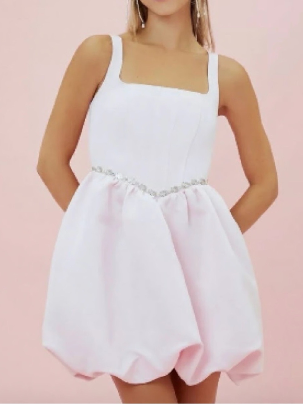 hello kitty forever21 50th anniversary Pink Satin Label Dress Size Medium